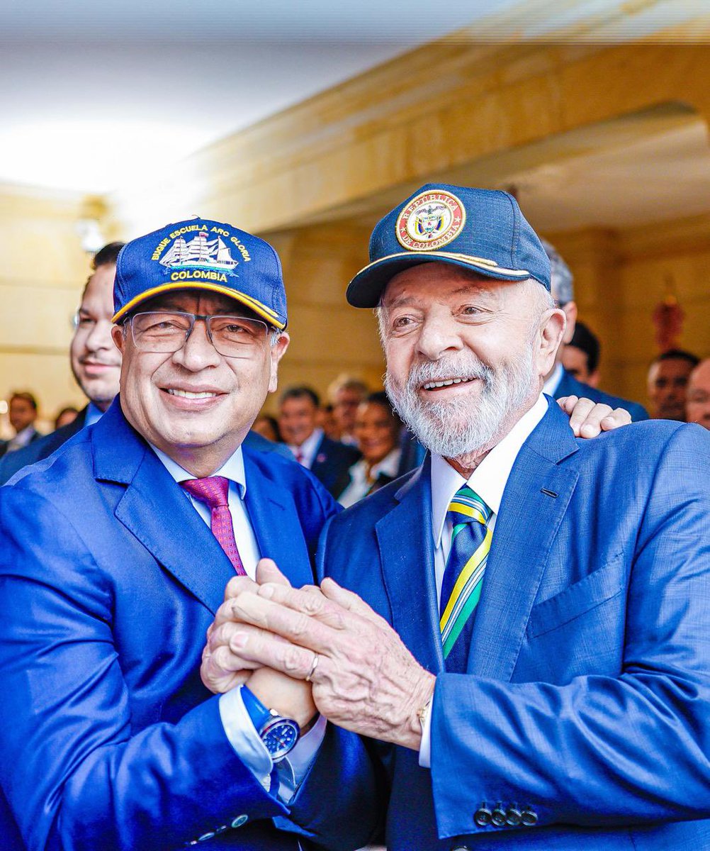 O presidente Lula participou, na manhã dessa quarta-feira (17), de reunião bilateral com o presidente da Colômbia, Gustavo Petro, na Casa Nariño, sede do governo colombiano. 📸 Ricardo Stuckert