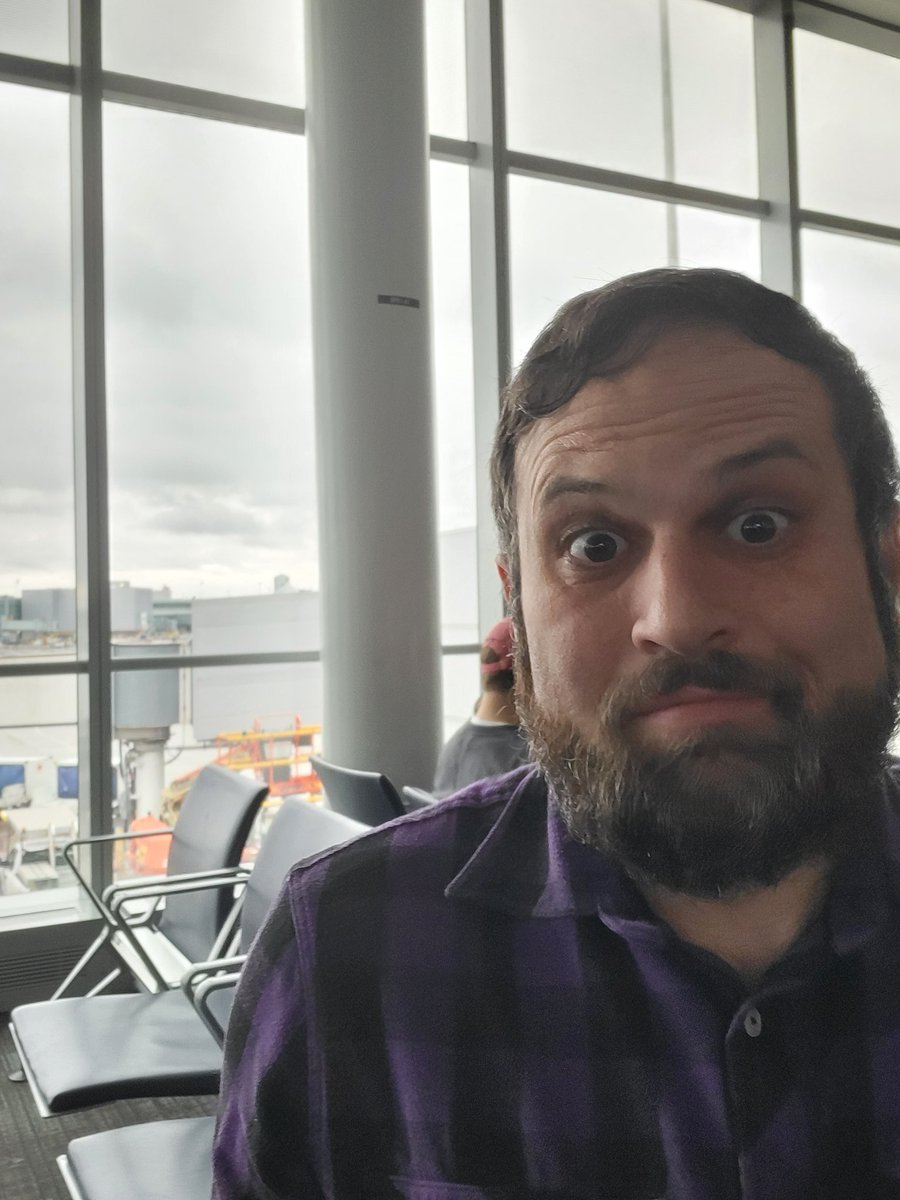 EdmLabour's tweet photo. #wearpurplewednesday check in! Sometimes it means you need to talk to people about the working conditions and pay of education sector workers in Alberta while at a layover in Toronto. Solidarity always! #purplefightspoverty #cupeab #abed #wagingahead https://t.co/hgZjV7p2Is