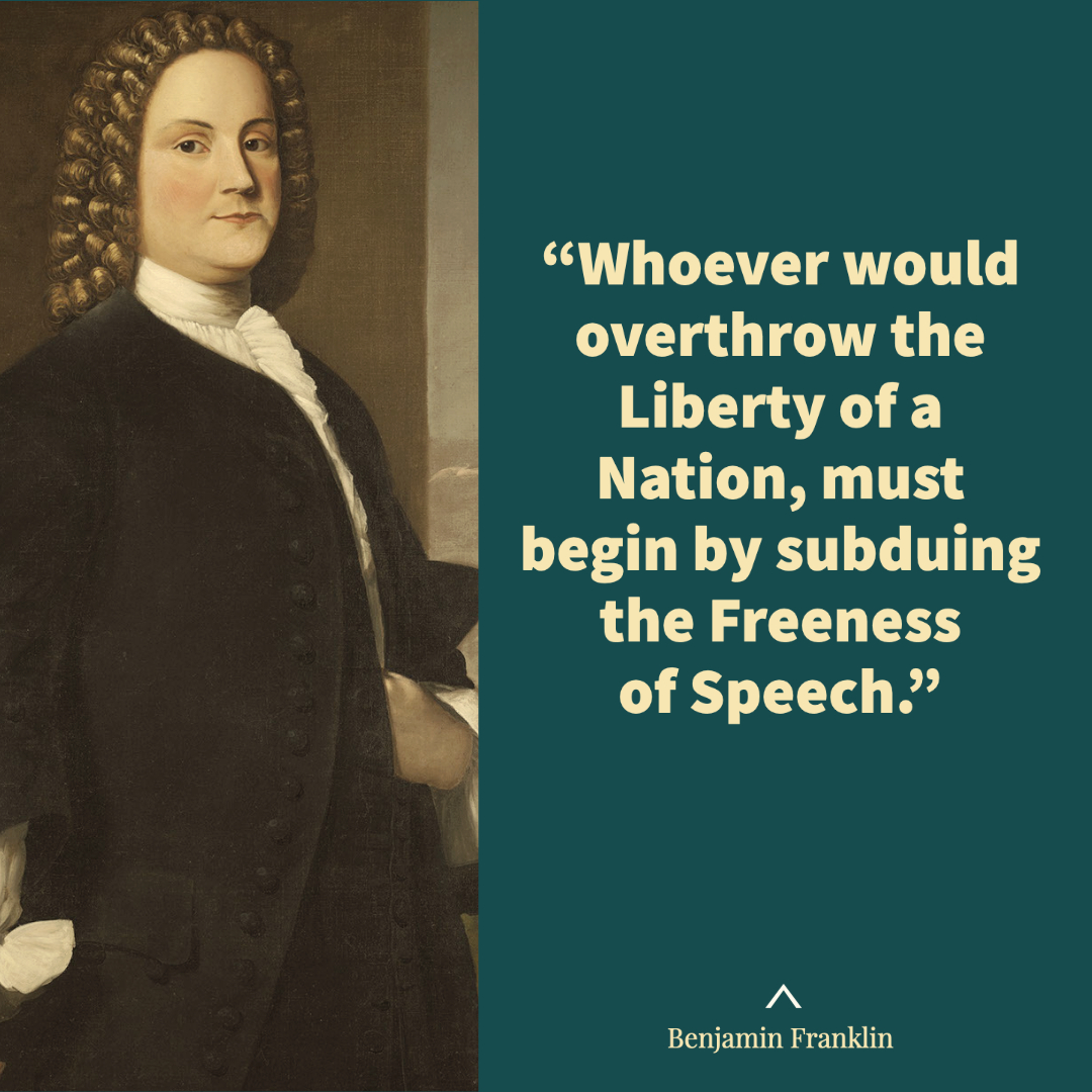 @elonmusk At just 16 years of age in 1722, a young Benjamin Franklin understood the importance of free speech more than most people today. Here, republishing one of Cato's Letters in The New-England Courant
