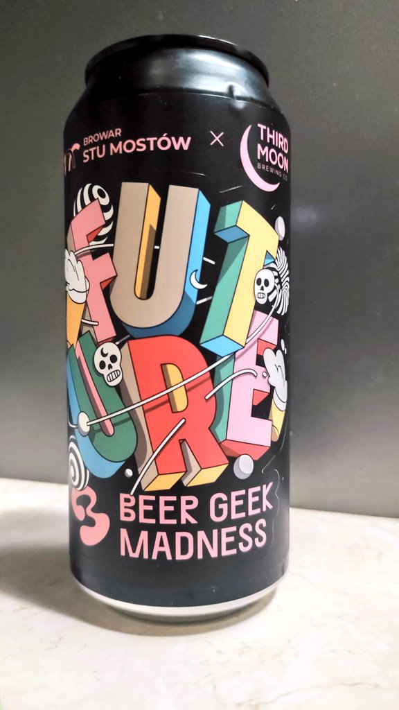 BojanowskiMarek's tweet image. #448
🍺 BGM24 FUTURE New England DIPA
🇵🇱/🇨🇦Browar Stu Mostów/Third Moon Brewing
New England DIPA
Alk. 8.0%
Ekst.wag. 18.0
4/5
#craftbeer #polishbeer #NewEngland #DIPA #piwokraftowe #browar #StuMostów #ThirdMoon #beergeekmadness #beergeak #wroclaw
@BrowarStuMostow @ThirdMoonBeer