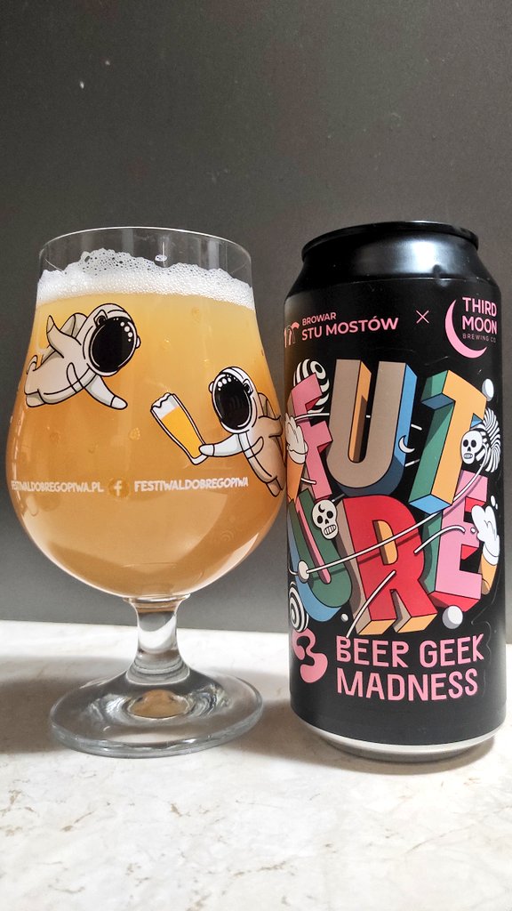 BojanowskiMarek's tweet image. #448
🍺 BGM24 FUTURE New England DIPA
🇵🇱/🇨🇦Browar Stu Mostów/Third Moon Brewing
New England DIPA
Alk. 8.0%
Ekst.wag. 18.0
4/5
#craftbeer #polishbeer #NewEngland #DIPA #piwokraftowe #browar #StuMostów #ThirdMoon #beergeekmadness #beergeak #wroclaw
@BrowarStuMostow @ThirdMoonBeer