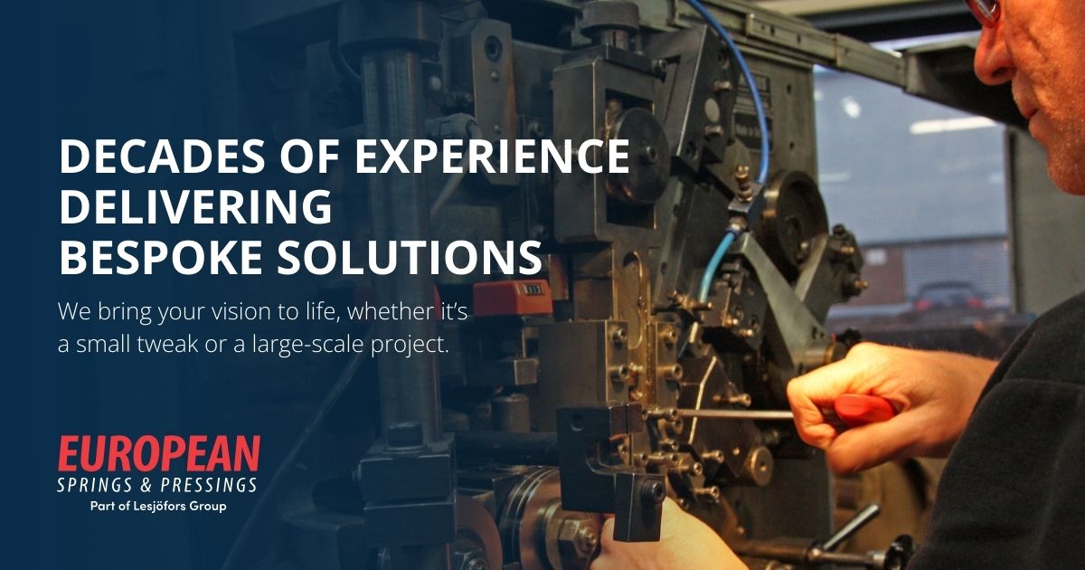 Meet the masterminds at #EuropeanSprings!

Our expert team combines decades of experience with cutting-edge tech to deliver #bespokeresults that exceed expectations.

Get in touch today ➡️ bit.ly/3kDxK9Q