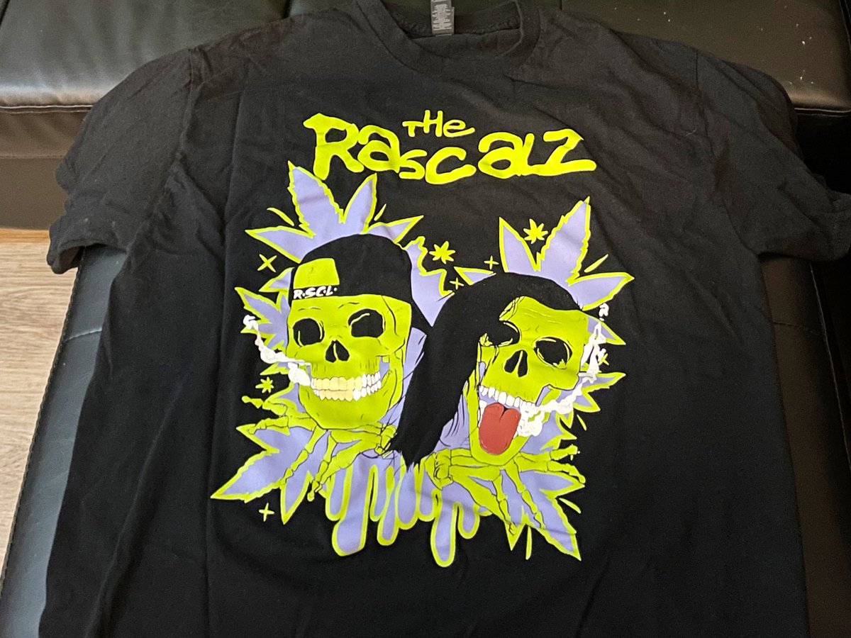 Have some New Rascalz shirts left over! If you want one DM or Email me ZacharyJGreen9@gmail.com for more info!