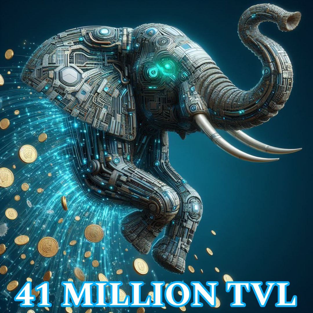 Ok @ElephantStatus Futures hit 41m TVL I expect close to 75 to 100m range by year end. Sit back and collect your 0.5% daily. #elephantmoney #Crypto