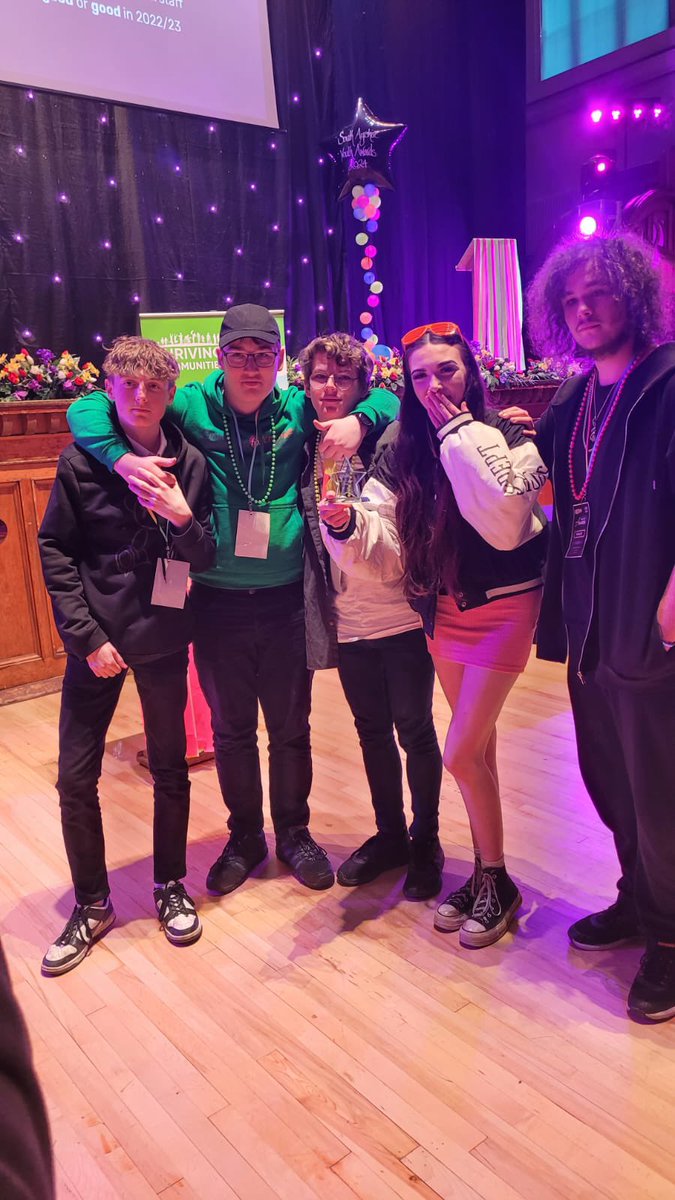 South Ayrshire Youth Awards - so proud of our champs board they’ve only gone and won the arts and culture award for their amazing songwriting and filmmaking🎉👏👏👏❤️ @CLD_SAC @sahscp