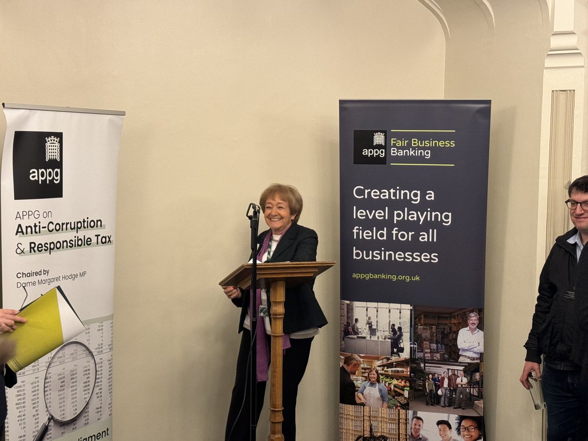At the @APPG on Anti-Corruption & Responsible Tax event in Parliament, ⁦@margarethodge⁩ lauds progress made, and highlights importance of follow-through; comments echoed by ⁦@nigelmills⁩. Appreciation to ⁦@TransparencyUK⁩, the Joffe Trust, and many others.