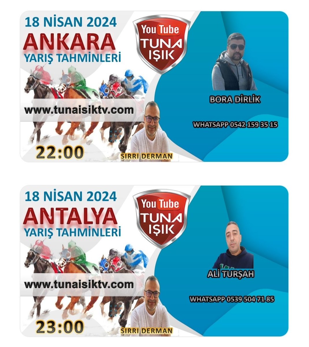 Türkiye'nin en çok kazandıran ve İzlenen youtube kanalı Tuna Işık tv'de bu akşam 2 ile Canlı Yayın @TahminciAga ⏰22:00 🎀Ankara 💺Bora Dirlik @boradirlik35 👇👇 youtube.com/live/etXs7DynK… ⏰23:00 🎀Antalya 💺Ali Turşah @AliTursah317663 🎥👇 youtube.com/live/cw3vqrd7f…