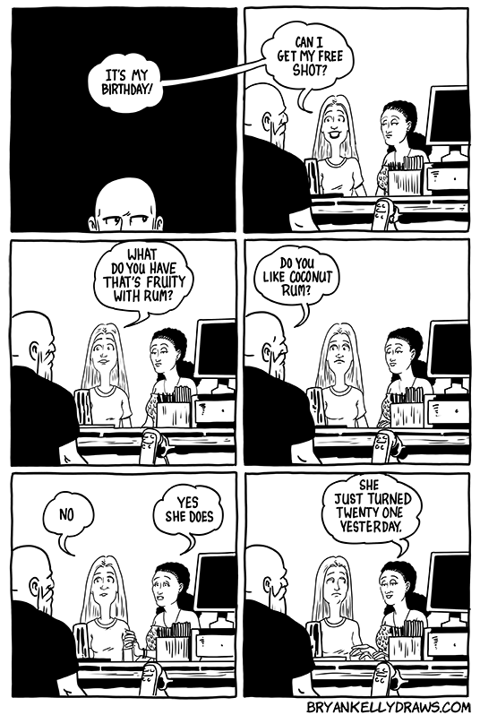 bryankellydraws's tweet photo. True Tales From The Bar #163
#truetalesfromthebar #barcomic #barstories #bartender #bartenderlife https://t.co/xH0m6t9mEw