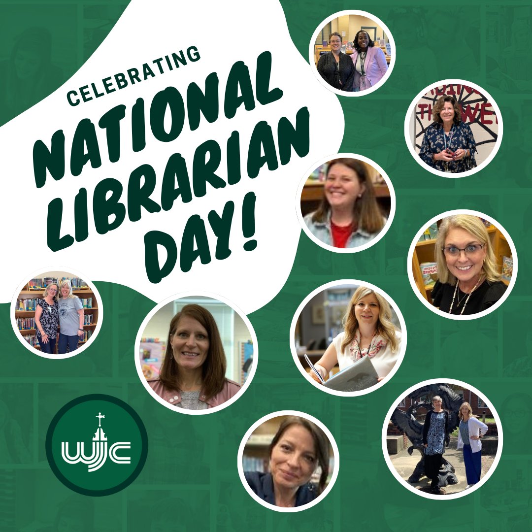 Yesterday, our schools celebrated National Librarian Day by showering their school librarians with thanks and appreciation. WJCC Schools is grateful for librarians' contributions to our students’ learning and development! Shout out your librarian in the comments! 😊 #WeAreWJCC