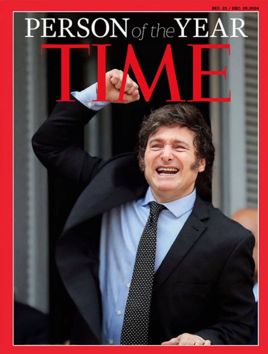 🚨🇦🇷 | JAVIER MILEI ES EL POLÍTICO MÁS INFLUYENTE DEL MUNDO

Javier Milei esta dentro de las 100 personas más influyentes del MUNDO. También es el único Argentino en el ranking.

#MalDiaParaSerAntiMilei