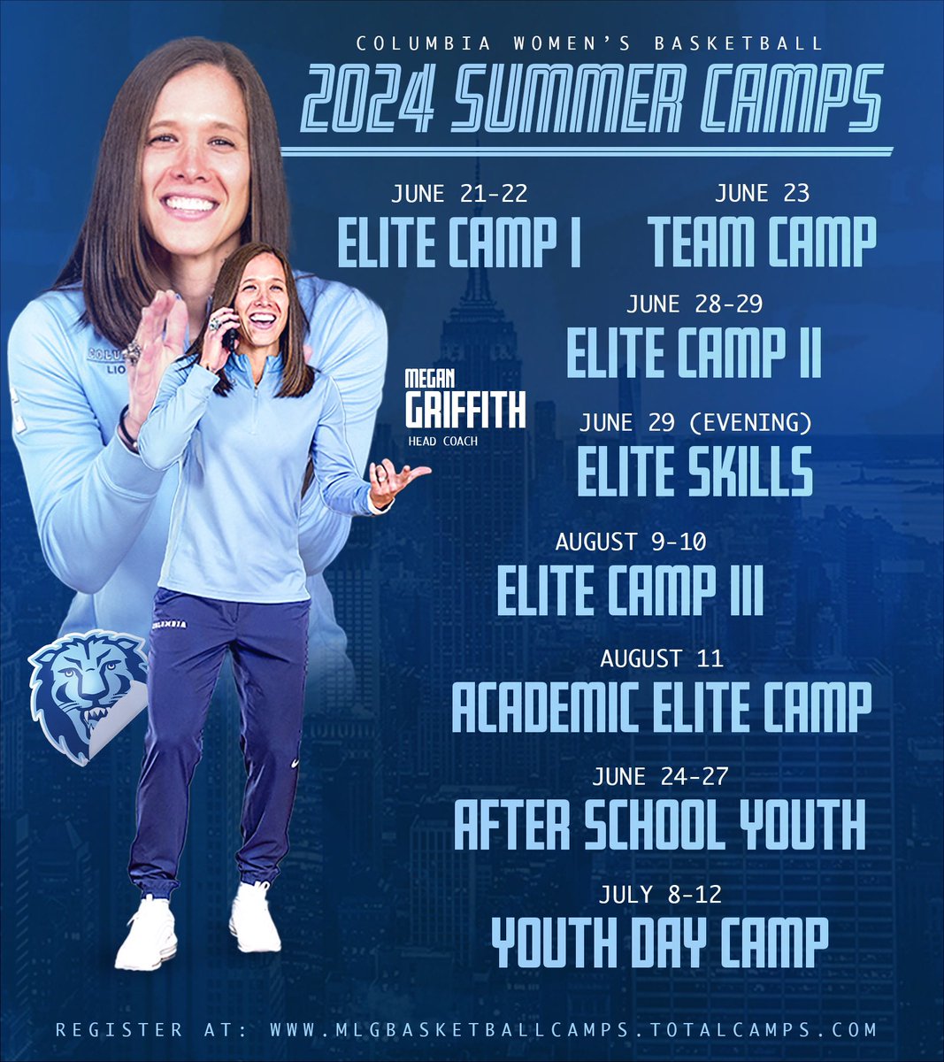 2️⃣ months until our first camps of the summer! 👀🗽 Have you signed up yet?👇 mlgbasketballcamps.totalcamps.com #EDGE // #LightBlueCrew