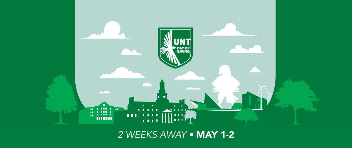 #UNTDayOfGIving is just two weeks away — let's join together to change lives and help UNT students soar toward success! Give early: bit.ly/4aHxPOh