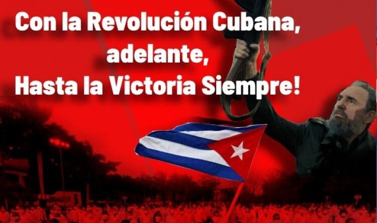 Frente al imperio más poderoso que ha existido en la historia de la humanidad, empeñado en destruir nuestra Revolución ineludible, aquí estamos. A 90 millas de esa potencia #Cuba continuará cometiendo ―no lo dude nadie―, el pecado de existir. #Fidel #PorCubaJuntosCreamos
