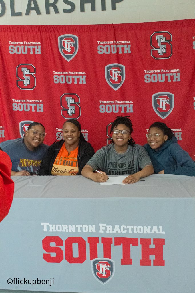 Congratulations to <a href="/croft_tiara/">Tiara Croft</a> on her commitment to <a href="/Governors_State/">Governors State</a> 

After transferring in as a junior TC was able to earn a starting job as a senior and helped with a lot of this year’s success. 
Such a Joy to Coach ,
You will be missed !! 
<a href="/TFSo_Athletics/">T. F. South Athletics</a> <a href="/ssuburbanhoops/">Southsuburbanhoops</a>