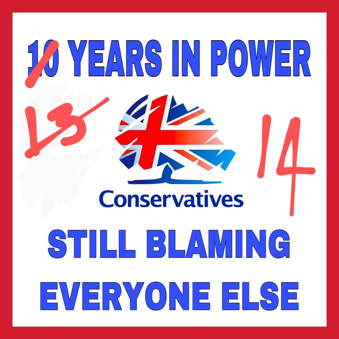 @irenegarth1946 @RishiSunak @Jeremy_Hunt FOURTEEN YEARS!!... #EnoughIsEnough #GeneralElectionN0W #GTTO