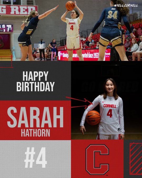 Please help us wish a very Happy Birthday to sophomore guard, Sarah Hathorn! 🎂🎈 We hope that you have an incredible day, Sarah!!! #four #texas #soph