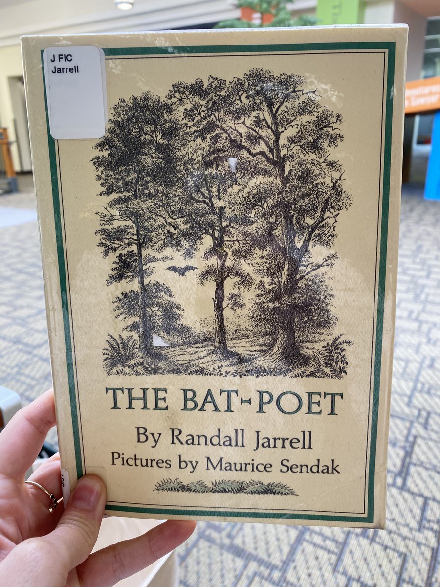 KentFreeLibrary's tweet image. It is #NationalBatAppreciationDay!  To celebrate,  we wanted to feature this little known childrens book, about a bat who can&apos;t sleep for days, so he makes up poems about the woodland creatures he now sees for the first time.  Super charming!
#BookRecommendation