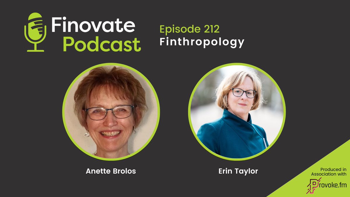 Viewing fintech through the lens of human behavior 👀🧠 The authors of Customer-Centric Innovation in Finance, Erin Taylor and Anette Brolos, join @GregPalmer47 in this episode of @Finovate to talk us through their new book & more! ⏩ bit.ly/3xHp0pr #finovate #fintech