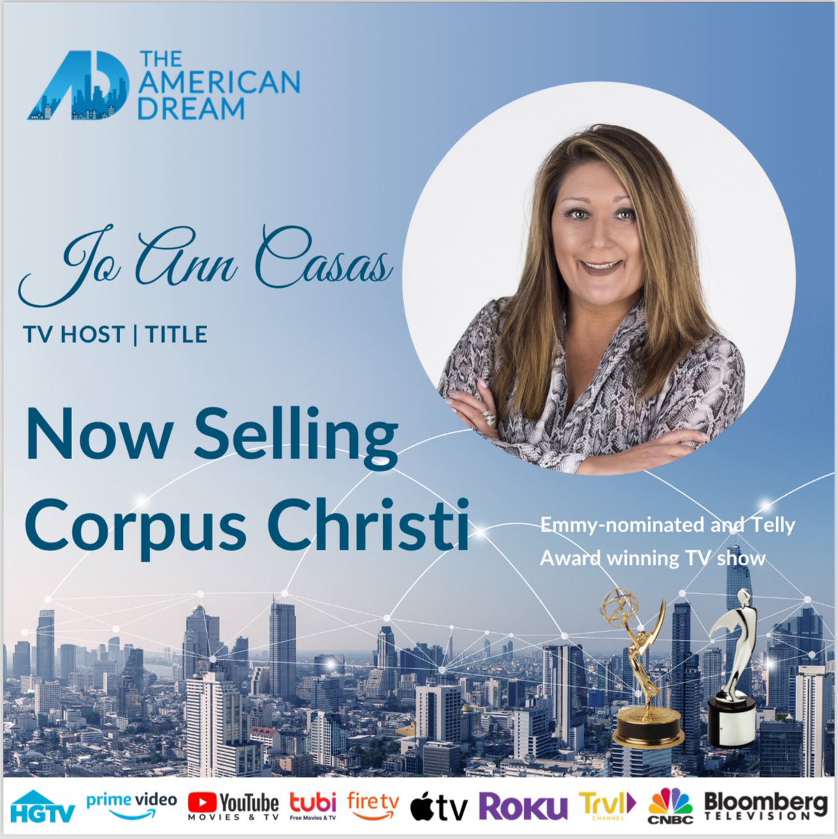 🌟 Exciting News! 🌟

Thrilled to announce I'm now hosting the Emmy-nominated American Dream TV show! 🏆 Excited to feature the Coastal Bend and its treasures. Casting call: Know any movers and shakers or selling your home in 2024? Let's chat! 🏡💼 #AmericanDreamTV #CoastalBend