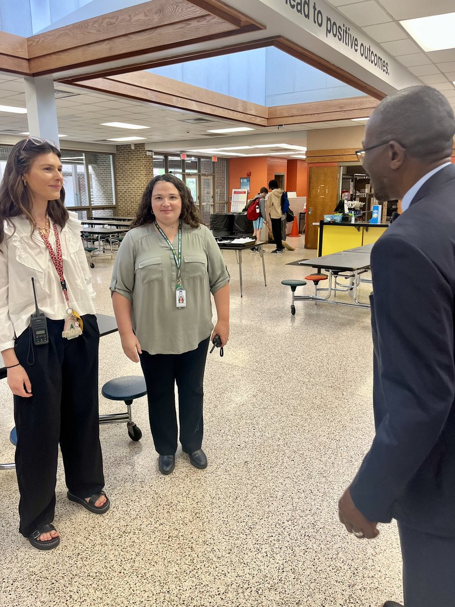 Superintendent Dr. Taylor paid our Cougar community a visit today. Such great dialogue and fellowship about learning and teaching! <a href="/WCPSS/">Wake County Public School System</a>