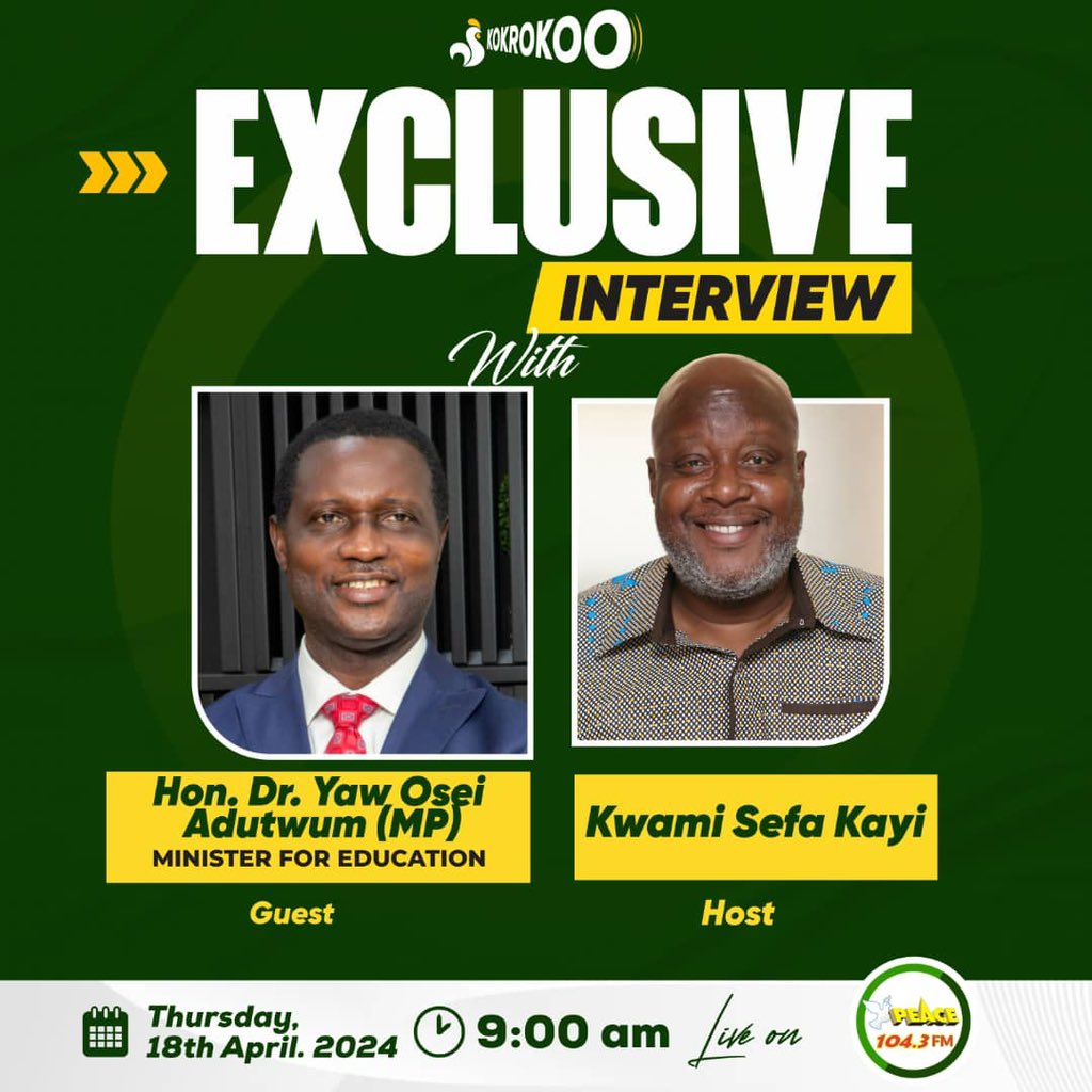 I am excited to join Kwame Sefa Kayi on his show tomorrow as we discuss education transformation in our nation. Tune in for an insightful conversation on how we're shaping the minds of tomorrow.