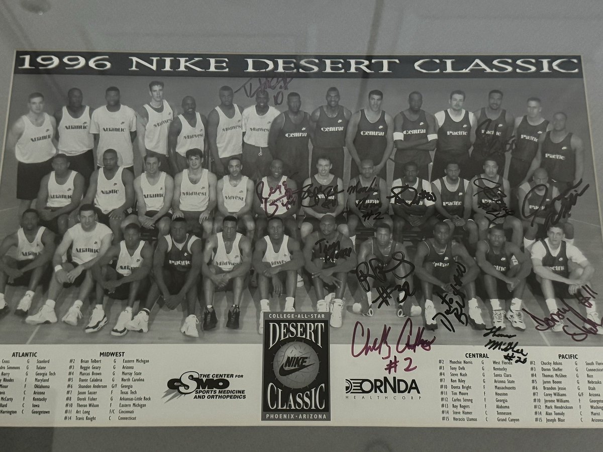 1996 Desert Classic in PHX signed by none other than himself! <a href="/SteveNash/">Steve Nash</a>
