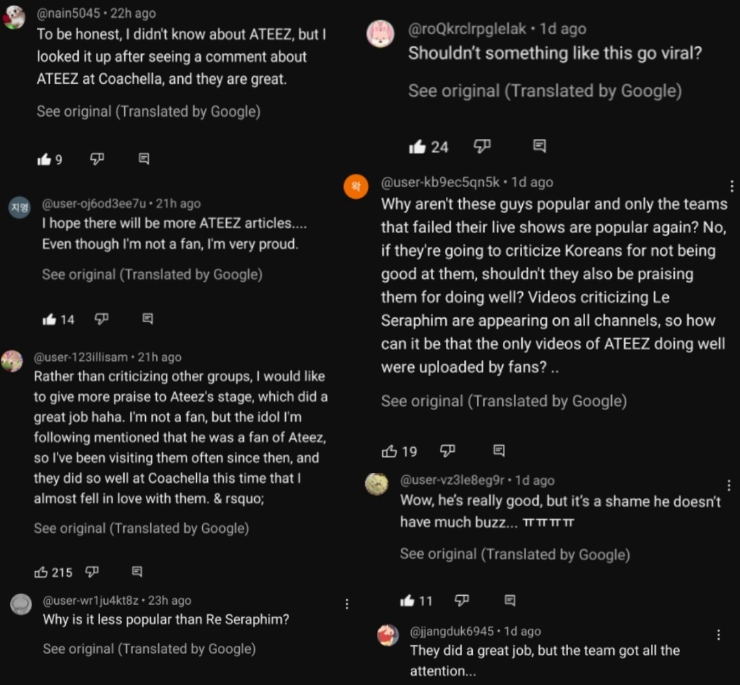 sugafixon's tweet photo. the way knetz who came across ateez's stage said korean media are covering lsrfm more than atz, clearly tells me that big3 are using the media to their own benefits, 1) to stop atz's media coverage as atz is a threat, 2) its a great time to slander hybe; their biggest competitor https://t.co/nQEkEk5cvd