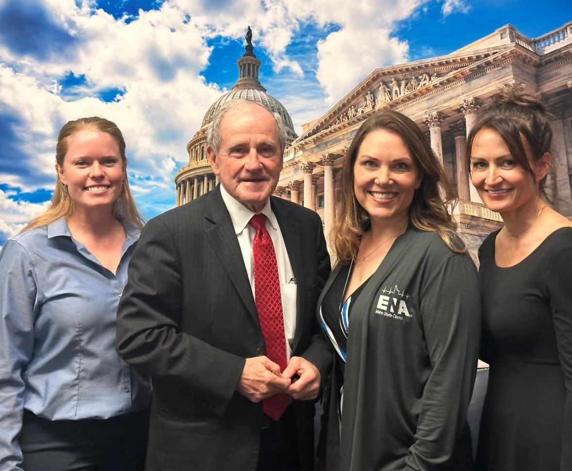 Thank you @SenatorRisch for meeting with Idaho nurses and helping us make the workplace a safer place while providing emergency care to Idahoans. @ENAorg