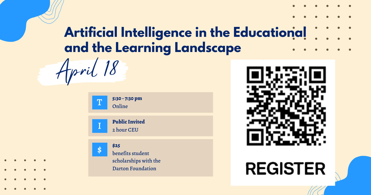 AI in the Education Landscape - tomorrow ✔️AI, safety concerns ✔️Recommendations for parental supervision ✔️Over 20 apps, tools, and tips (kindergarten → college → Adult ed) ✔️Recording sent to registrants ✔️2 CEU's ✔️benefits students eventbrite.com/e/artificial-i…