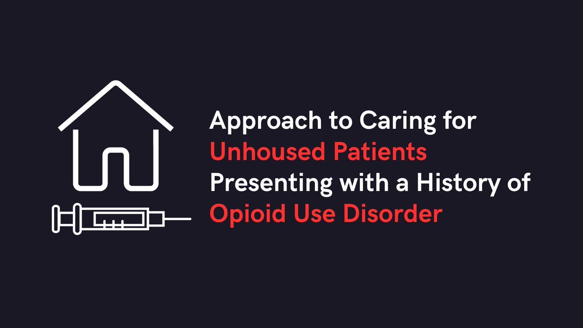 Emergency Physicians see patients who are unhoused and experiencing the negative sequelae of lack of housing. Tackle improving ED care for this population and an approach to the unhoused patient with opioid use. Part 1: buff.ly/3TZHLvN Part 2: buff.ly/4awNa4z