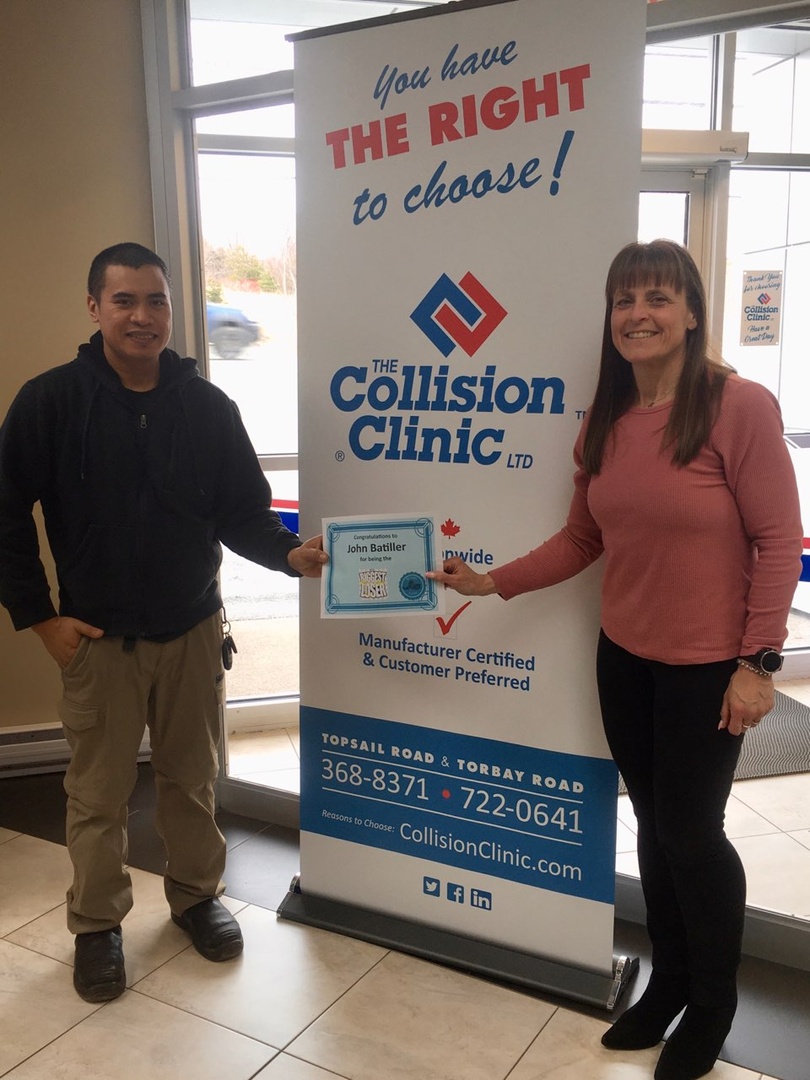 Congrats to John, the winner of our Biggest Loser Competition!🎉 He lost the highest % of weight compared to his colleagues!💪
Great job to all participants for your hard work and dedication! Keep up the amazing progress!
#ThatsCollisionClinic #RightToChoose #CSNCollisionCentres