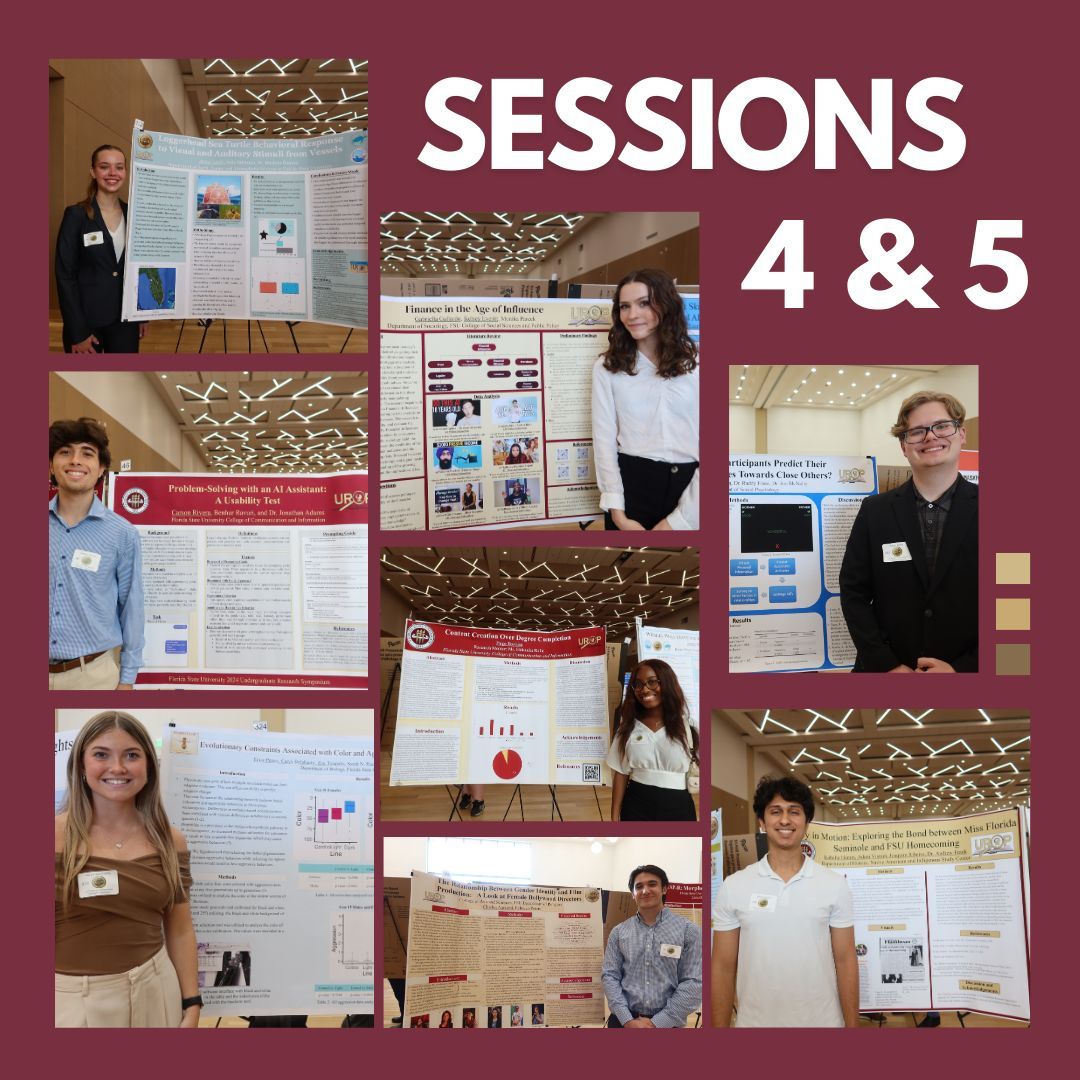 This week is Undergraduate Research Week! This year over 600 FSU undergraduate students presented their research posters at the 24th Annual Undergraduate Research Symposium! Hear more about our event here: buff.ly/4aOGo9X #URW2024