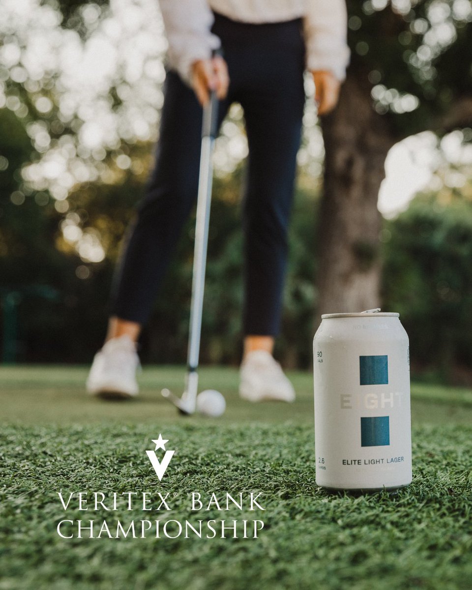The official sponsor of the VIP lounge at the @VBChampionship with killer views of the 18th green. EIGHT will be served in the patio area, on-site at the bars and in the fan zone. Get your tickets at ow.ly/q9iT50RioBP #LightBeerMadeRight #NeverSettle