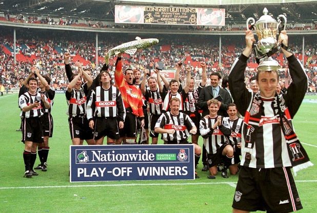 GRIMSBY TOWN FC @officialgtfc #gtfc 1998 play off final winners v @ntfc