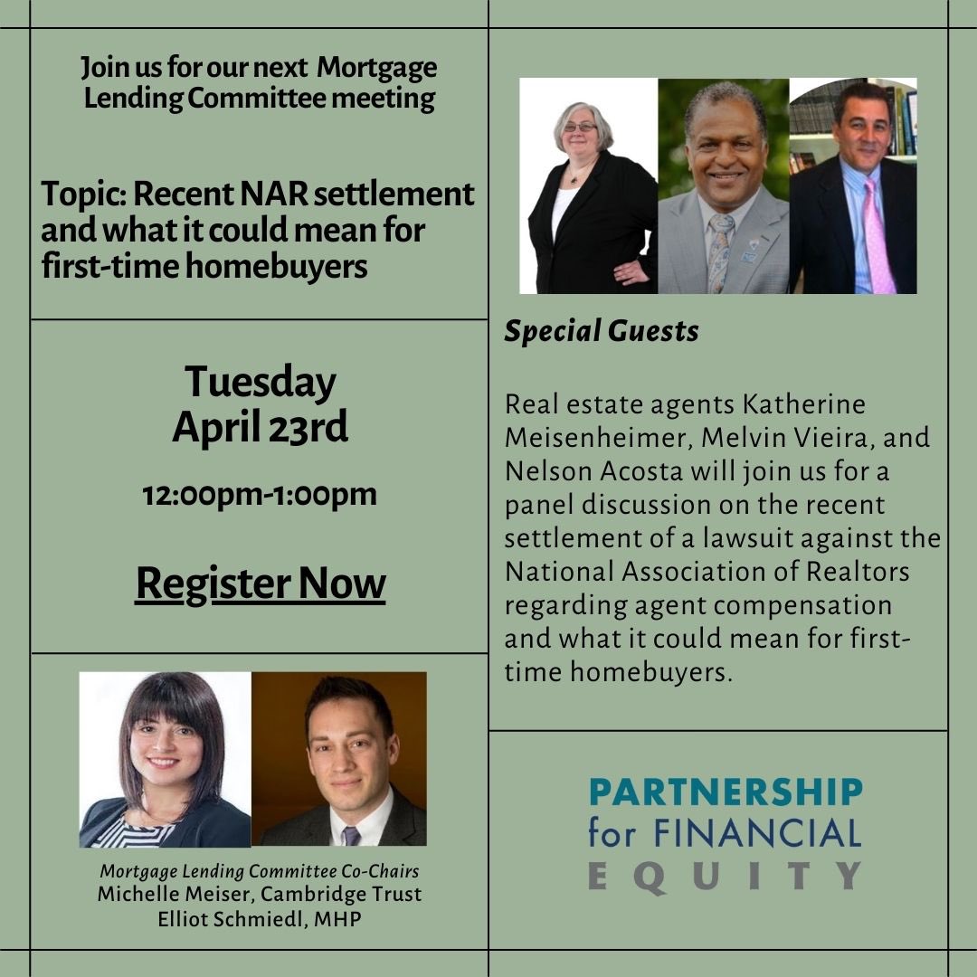 Join us on April 23rd at noon for a lively discussion on what the recent @nardotrealtor settlement could mean for first-time and first-gen homebuyers. us02web.zoom.us/meeting/regist…