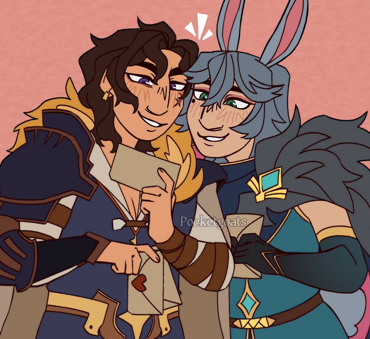 pocketgoats's tweet photo. “THIS is what love letters should look like.”
Based off the Jumeo and Roliet sidequest #AFKJourney #Valsan (?) https://t.co/2gd8Uugp33