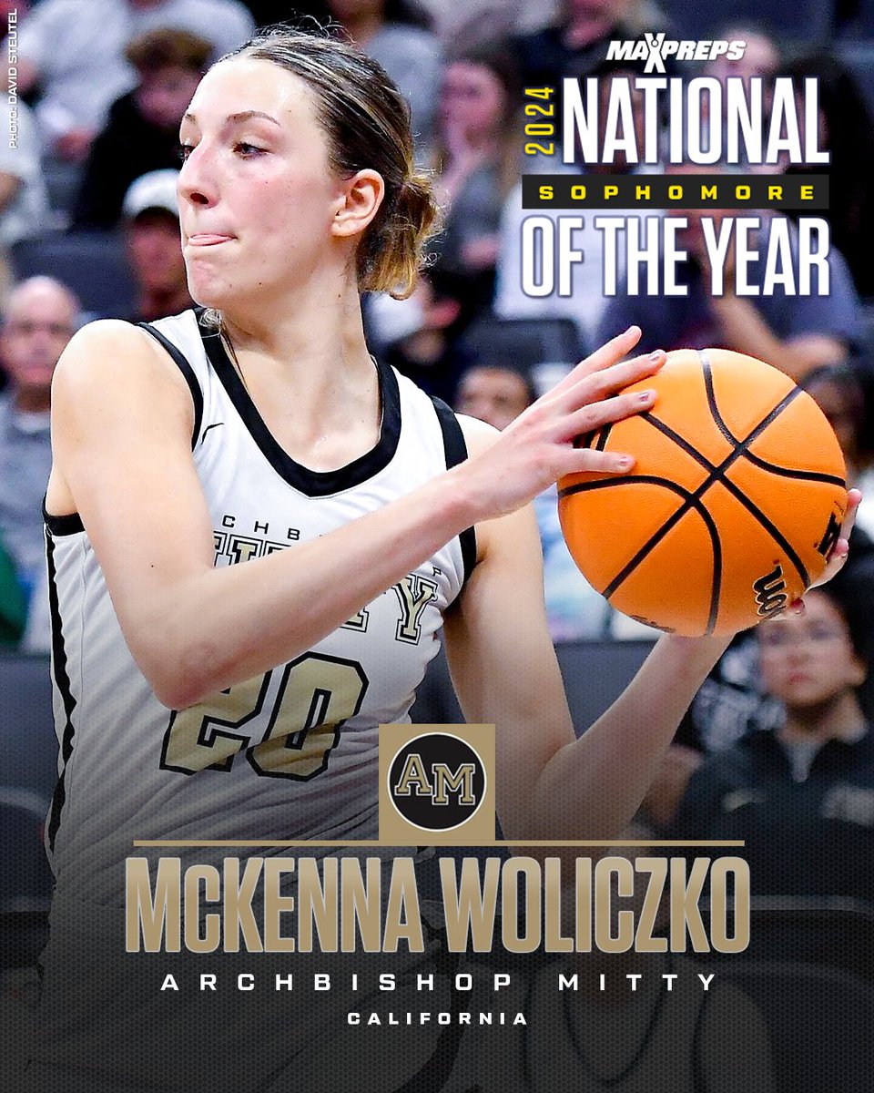 McKenna Woliczko of Archbishop Mitty is the MaxPreps National Sophomore of the Year. 🏆🔥 Full Sophomore All-America teams⬇️ maxpreps.com/news/yjcG2KkIt…