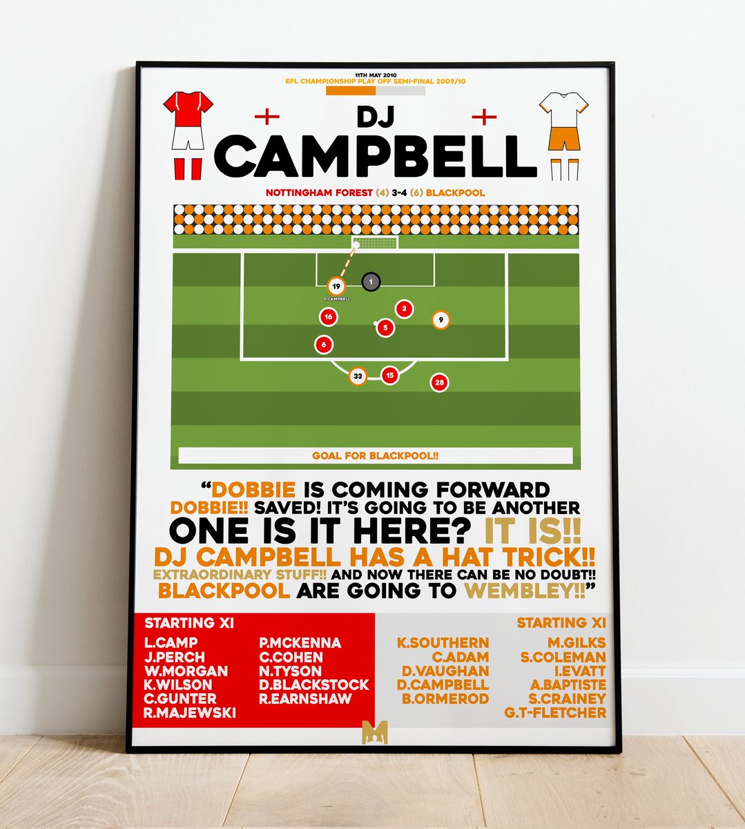 NotOrangePod's tweet photo. 🏆 FRAMED PRINTS GIVEAWAY 🏆 

We have partnered with @MezzalaDesigns to giveaway framed prints of Blackpool's iconic 2009/2010 play-off campaign. 🍊 🏆 

To enter:

🔄Repost this post.
🤝 Follow @NotOrangePod and @MezzalaDesigns 

#UTMP #BlackpoolFC https://t.co/3b6AHCJgPA