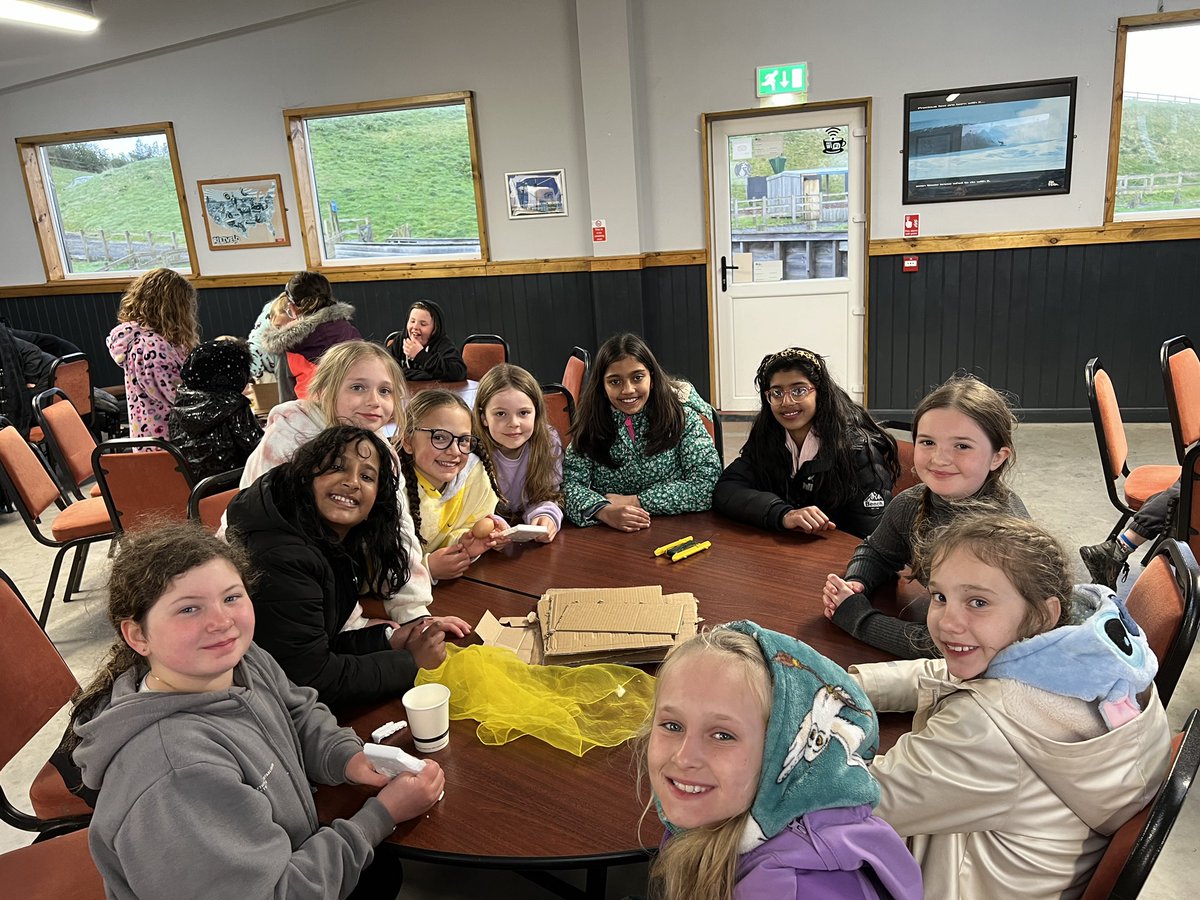 cheamparkfarm's tweet photo. After another busy, fun-filled day, the children are working together to create a safe holder to save their egg from the drop #CPFDevon24 @LEOacademies https://t.co/u2aCpA6cA8