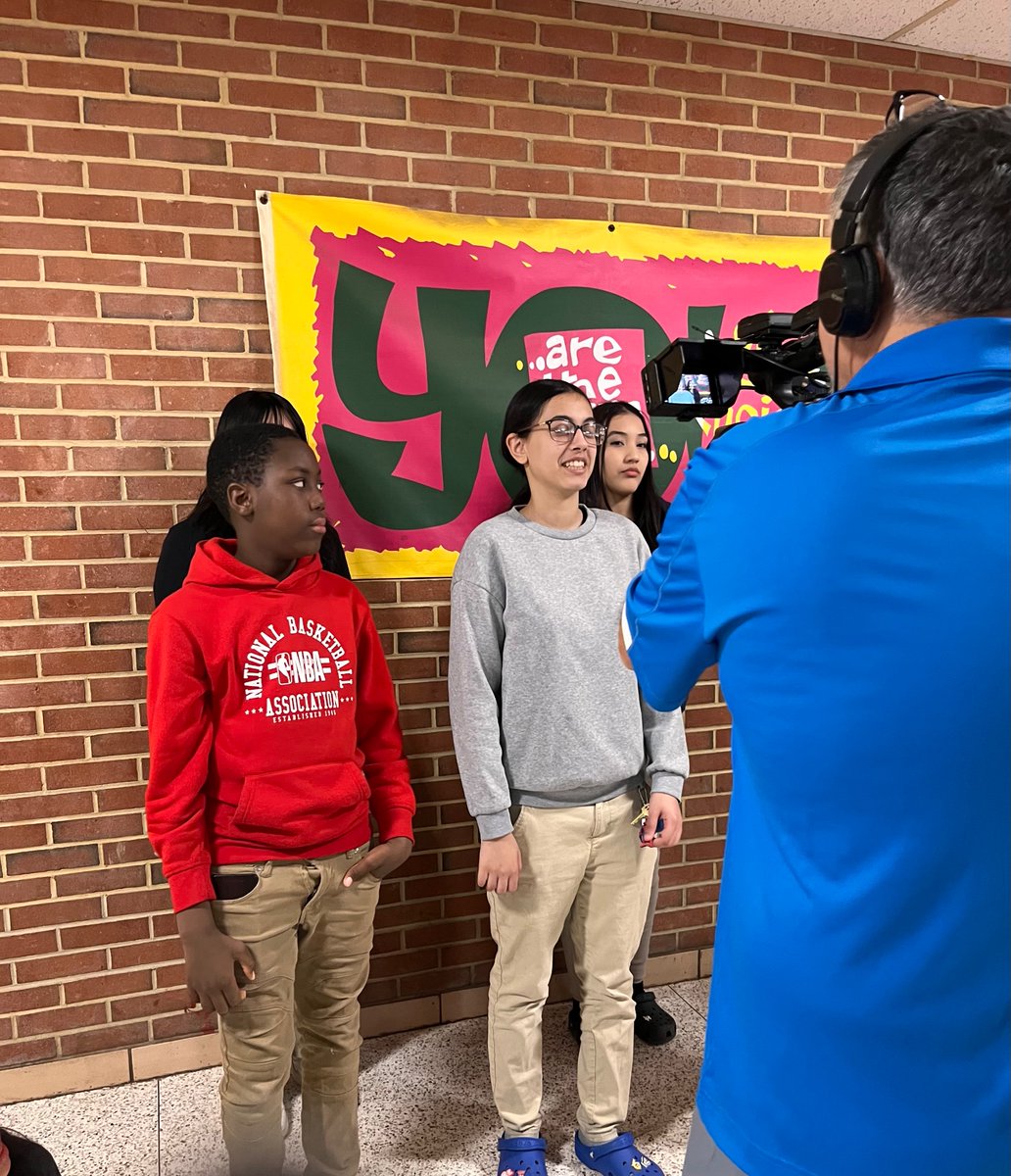 Today we went off to Eisenhower Middle School in Laurel to film more for the @pgcps English Language Development (ELD) program, formerly known as ESOL. These kids are naturals in front of the camera and it's great to work with them! @PGCPSELD @ELDSupervisor @tejalkpatel