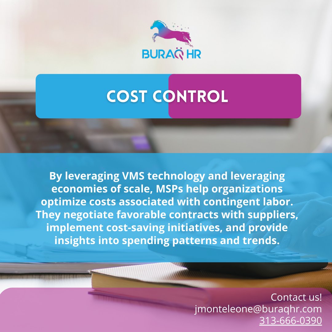 Discover how BuraqHR taps into VMS technology to drive cost optimization in contingent labor. Check out BuraqHR for a smarter approach to workforce management. 💼

buraqhr.com

#MSP #VMS #CostSavings #BuraqHR #TalentAcquisitionMSP #ContingentLabor #WorkforceManagement