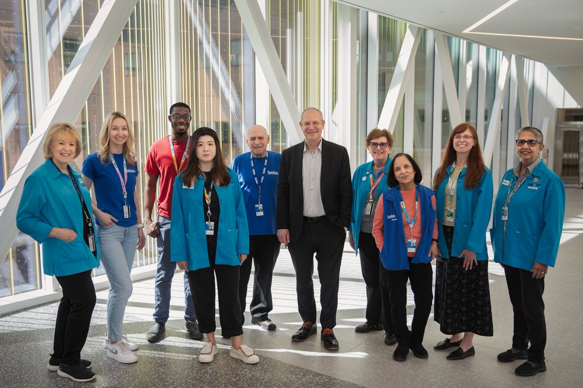 ICYMI: It's #NationalVolunteerWeek! Thank you to everyone who volunteers for SickKids. We are so grateful and appreciate that you share your time, talents, creativity and warmth. Your support is vital to the well-being of our patients and families and to our staff’s success!