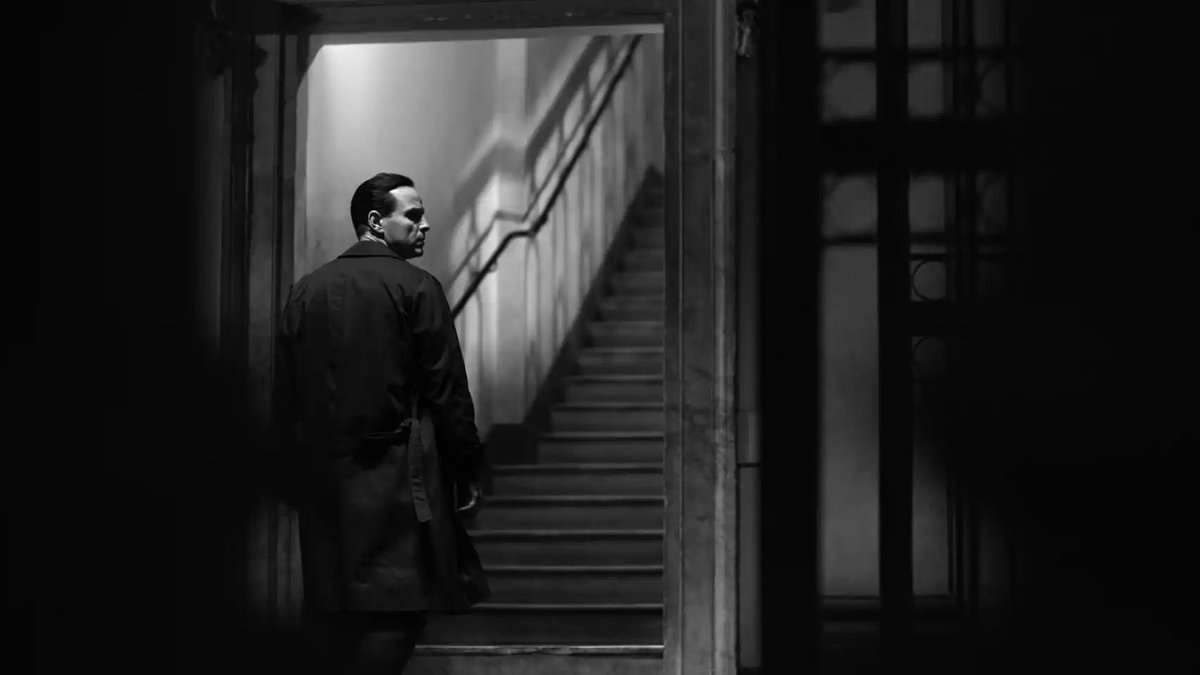 sandrafleming's tweet photo. Andrew Scott in #Ripley is just outstanding. Extraordinary TV.  Beautifully shot in black and white. https://t.co/aVcH7VfkL5
