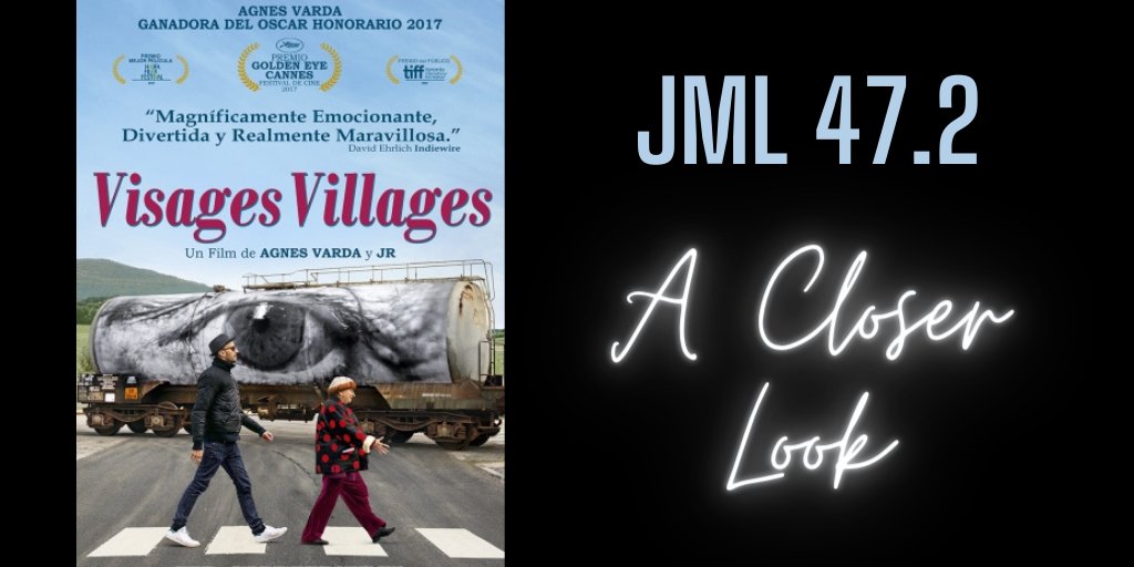 IN OUR LATEST ISSUE Jessica Morgan-Davies explores the expansive notions of creator and creation in the film *Visages Villages* by Agnès Varda and JR Read it on @ProjectMUSE at muse.jhu.edu/pub/3/article/…