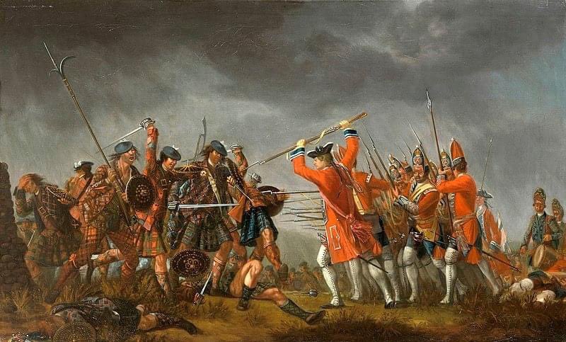 16th April 1746, The Battle of Culloden is fought between the French-supported Jacobites and the British Hanoverian 🇩🇪forces commanded by William Augustus, Duke of Cumberland, in Scotland. The native Scots Vs the enemy, Britain is only a ‘thing’ through brutal force. 🏴󠁧󠁢󠁳󠁣󠁴󠁿🇫🇷