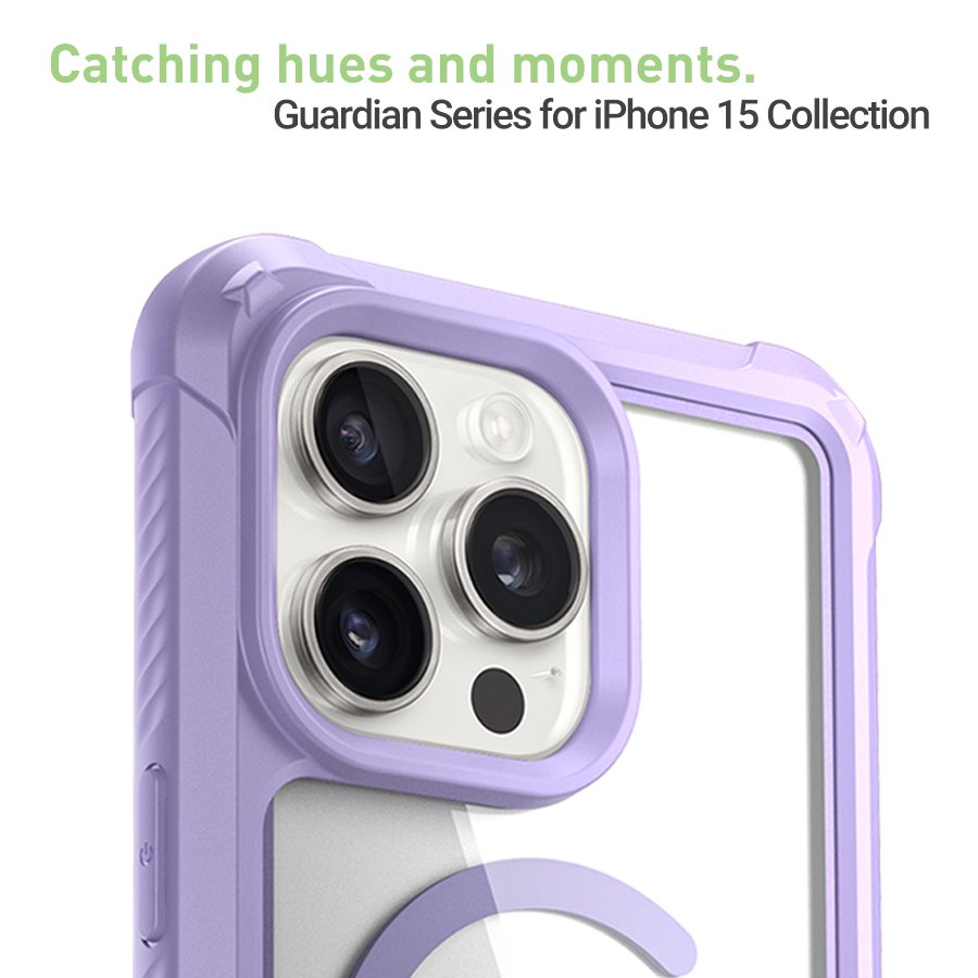 Catching hues and moments. Guardian Series for iPhone 15 Collection. poeticcases.com