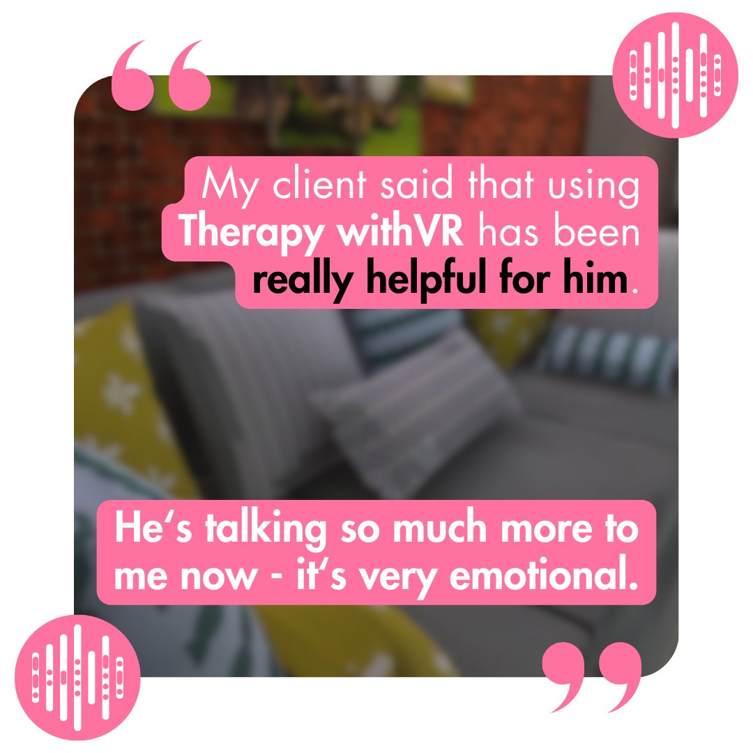 How helpful will Therapy withVR be for your clients? Let us know if you want to try it out at hello@withvr.app! #slp #slpeeps #slp2be #speechtherapy #speechlanguagepathology