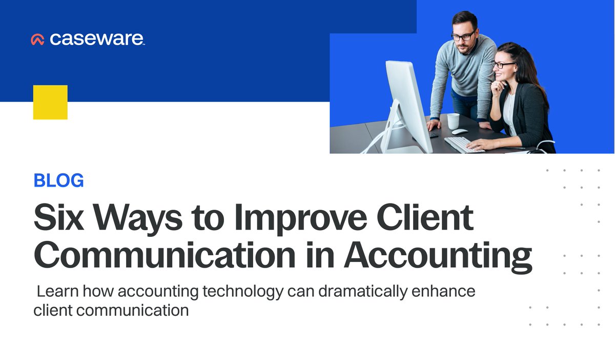 Leveraging client communication software is key to build solid relationships with clients. Read our article below to learn the top tips for successful client communication at #accountingfirms. ow.ly/cuFk50RgtPN #CasewareInsights