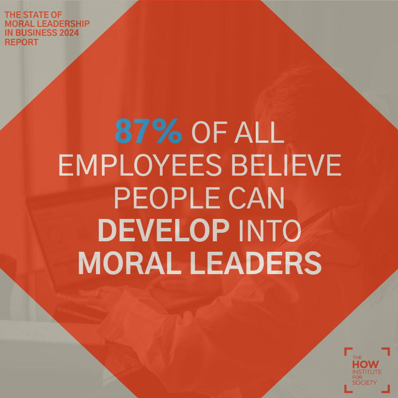 The presence of senior leaders who embody moral leadership is critical, but achieving moral leadership at an organizational scale requires a substantial number of individuals to be committed. Read more on the optimism around building moral muscle org wide👉bit.ly/3SYP8Eb