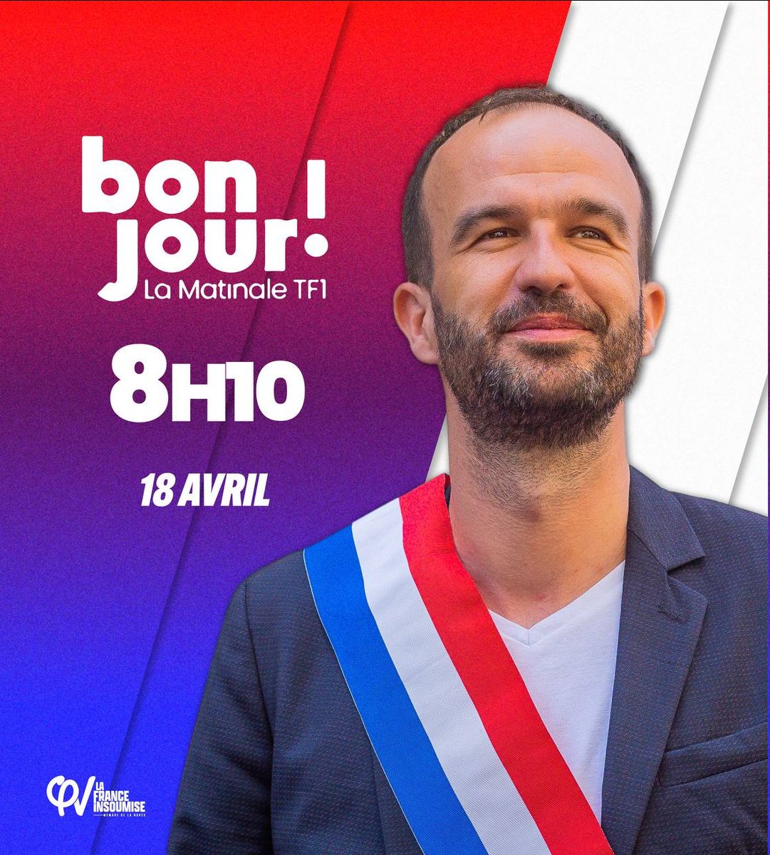 Dans LA MATINALE de Bon jour, à 8h10 sur TF1, le 18 avril.